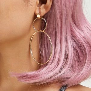 BOGO Gold Hoop Earrings Jewelry Cute Layered Hoop